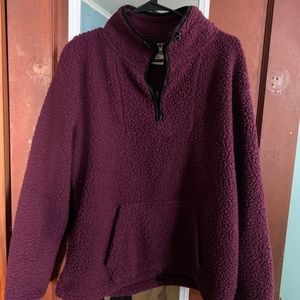 Maroon vs pink pull over